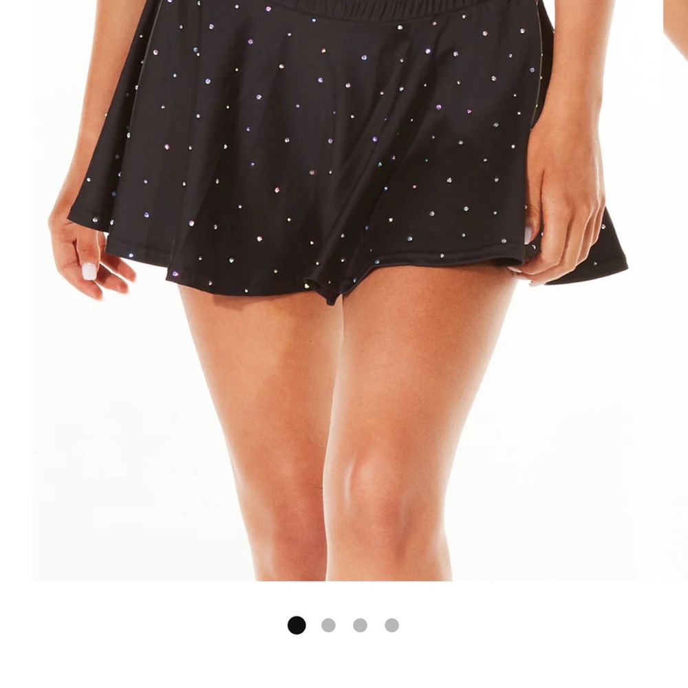 Rebel Athletic Black Sparkle Skirt